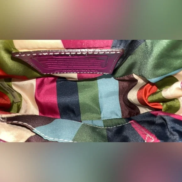 Coach 2012 Legacy Mini Willis colorblock leather crossbody bag EUC - Picture 17 of 17